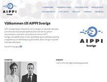 Tablet Screenshot of aippi.se